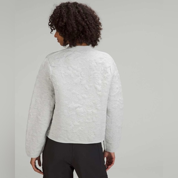LULULEMON ATHLETICA Jacquard Merino Wool Multi Texture Crew Neck Sweater - Picture 4 of 9